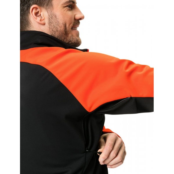 POSTA SOFTSHELL JACKET Fahrradjacke orange/schwarz