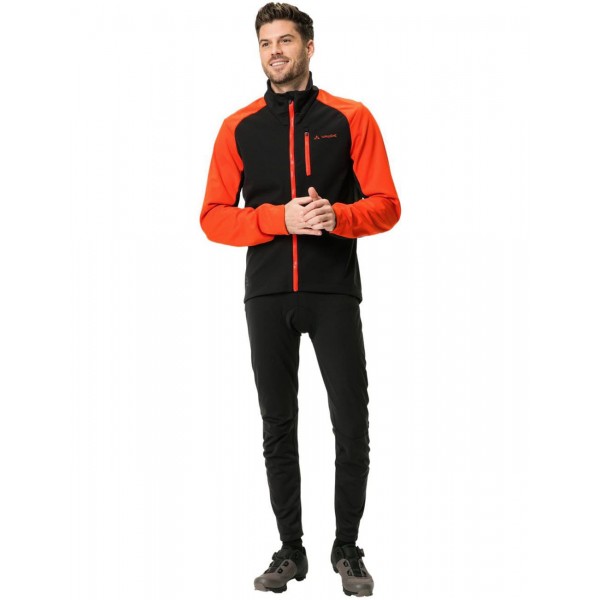 POSTA SOFTSHELL JACKET Fahrradjacke orange/schwarz