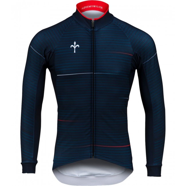 CAIVO Radtrikot langarm dunkelblau CAIVO Radtrikot langarm dunkelblau