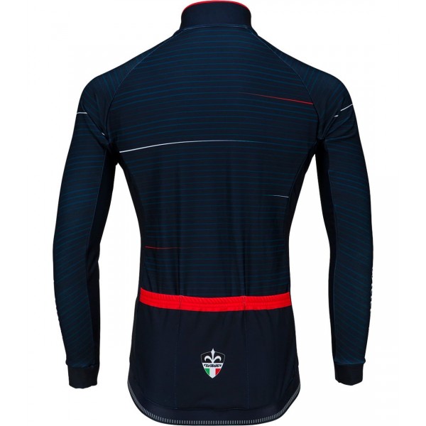 CAIVO Radtrikot langarm dunkelblau CAIVO Radtrikot langarm dunkelblau