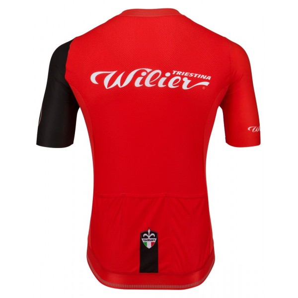 CYCLING CLUB Radtrikot kurzarm rot