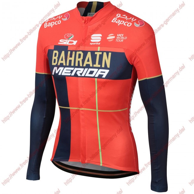 Profiteams Team Bahrain Merida 2019 Radsport Trikot Langarm Radtrikot Kaufen Profiteams Team Bahrain Merida 2019 Radsport Trikot Langarm Radtrikot Kaufen