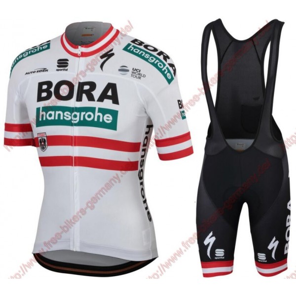 Profiteams Bora Hansgrohe 2019 Austrian champion Radbekleidung Satz Trikot Kurzarm+Trägerhosen Se Radtrikot Kaufen