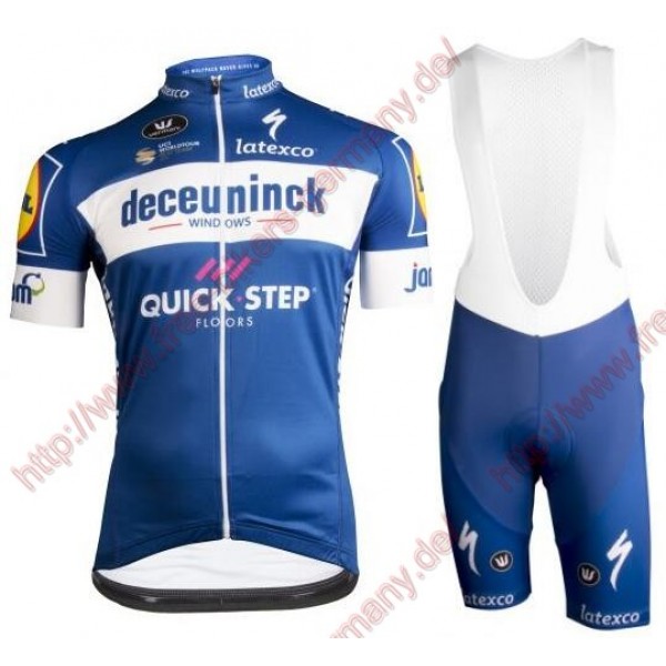 Profiteams DECEUNINCK-QUICK-STEP 2019 Radbekleidung Satz Trikot Kurzarm+Trägerhosen Se Radtrikot Kaufen