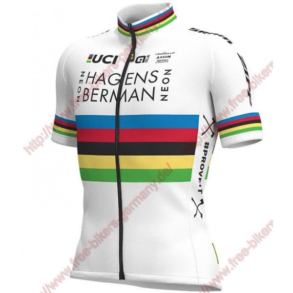 Profiteams 2019 World Champion Hagens Berman Axeon Trikot Kurzarm Outlet Radtrikot Kaufen