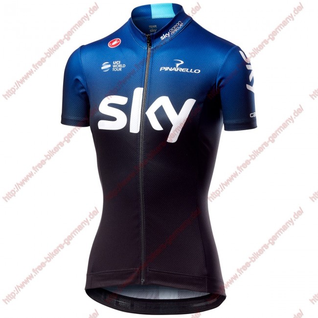 Profiteams TEAM SKY 2019 Damen Trikot Kurzarm Outlet Radtrikot Kaufen Profiteams TEAM SKY 2019 Damen Trikot Kurzarm Outlet Radtrikot Kaufen