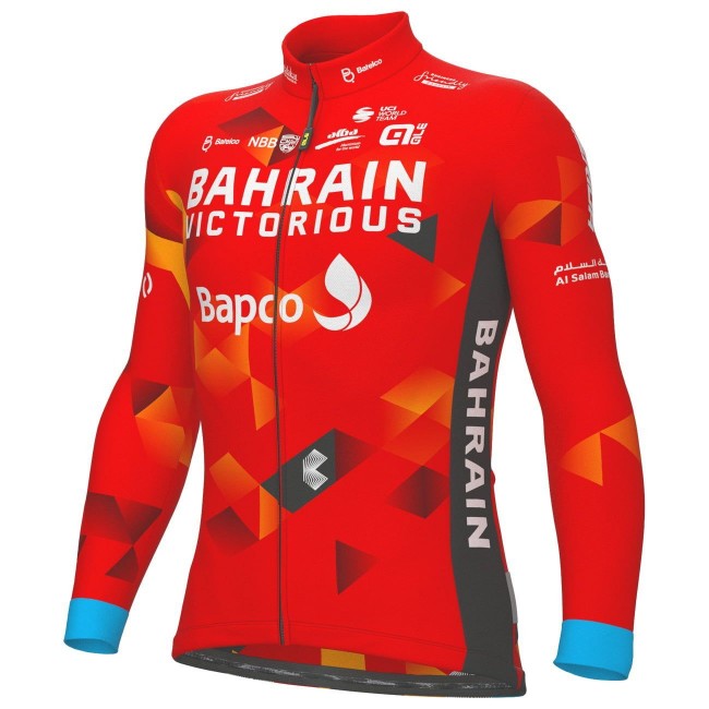 Bahrain Victorious-Jayco 2022 Radtrikot langarm-ALE Radsport-Profi-Team Radtrikot Kaufen Bahrain Victorious-Jayco 2022 Radtrikot langarm-ALE Radsport-Profi-Team Radtrikot Kaufen