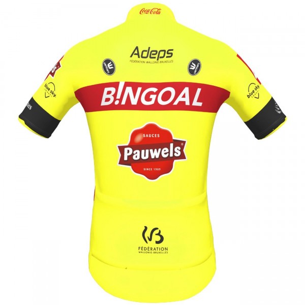 Bingoal Pauwels Sauces WB 2022 Radtrikot kurzarm-Radsport-Profi-Team Radtrikot Kaufen