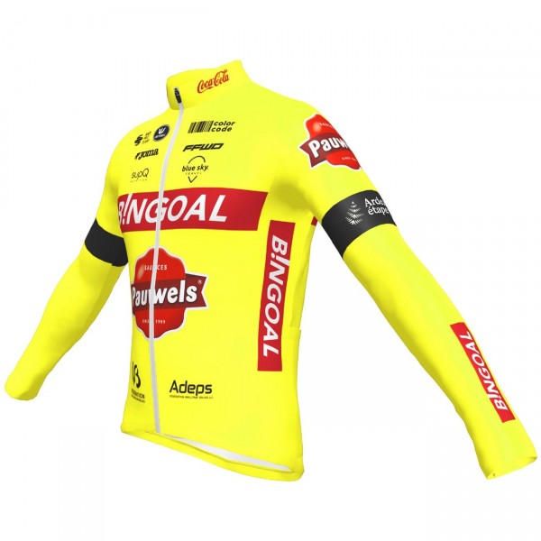 Bingoal Pauwels Sauces WB 2022 Radtrikot langarm-Radsport-Profi-Team Radtrikot Kaufen