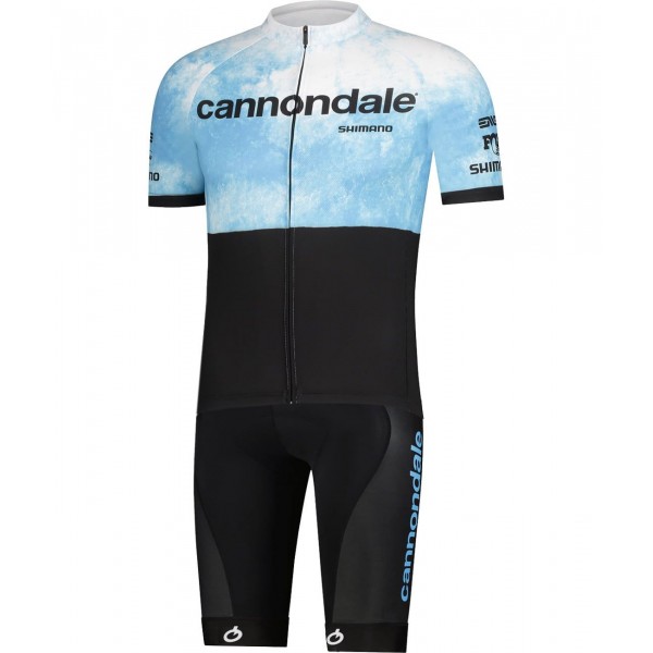 Cannondale FACTORY RACING 2022 Limited Edition Trägerhose kurz schwarz/blau-Radsport-Profi-Team Radtrikot Kaufen
