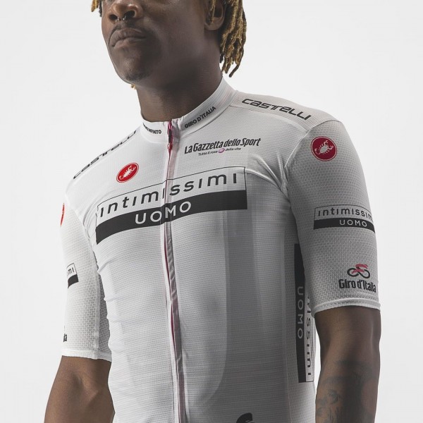 Giro d'Italia 2022 MAGLIA BIANCO(weiß) Radtrikot kurzarm Radtrikot Kaufen