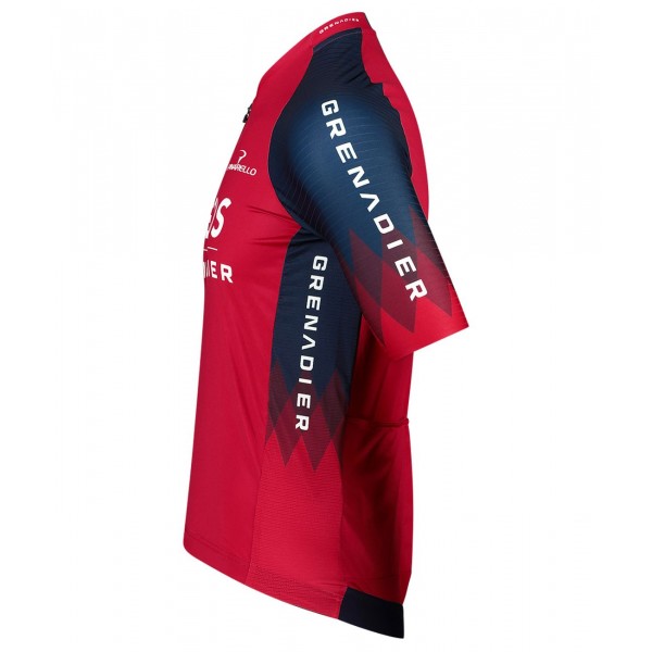 INEOS GRENADIERS 2023 ICON Radtrikot kurzarm(langer RV)-Radsport-Profi-Team Radtrikot Kaufen