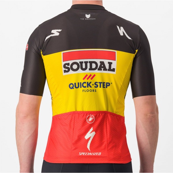 Soudal Quick-Step belgischer Meister 2023 Competizione Radtrikot kurzarm-Radsport-Profi-Team Radtrikot Kaufen Soudal Quick-Step belgischer Meister 2023 Competizione Radtrikot kurzarm-Radsport-Profi-Team Radtrikot Kaufen