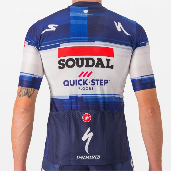 Soudal Quick-Step 2023 Set(Competizione Radtrikot+Competizione Trägerhose)-Radsport-Profi-Team Radtrikot Kaufen Soudal Quick-Step 2023 Set(Competizione Radtrikot+Competizione Trägerhose)-Radsport-Profi-Team Radtrikot Kaufen