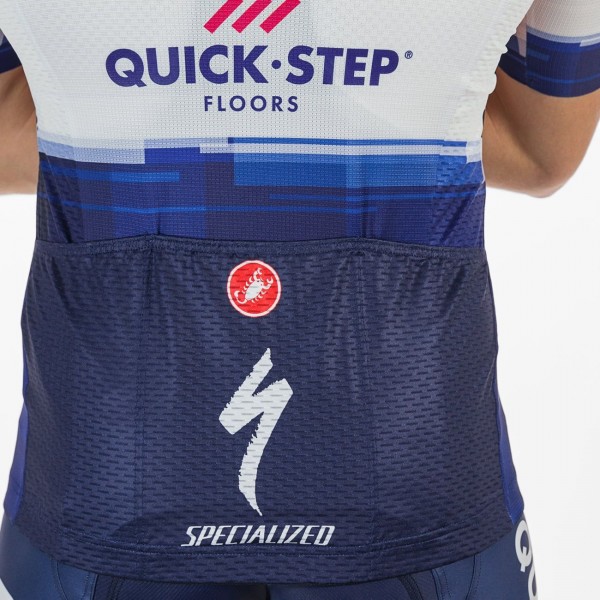 Soudal Quick-Step 2023 Competizione Radtrikot kurzarm-Radsport-Profi-Team Radtrikot Kaufen