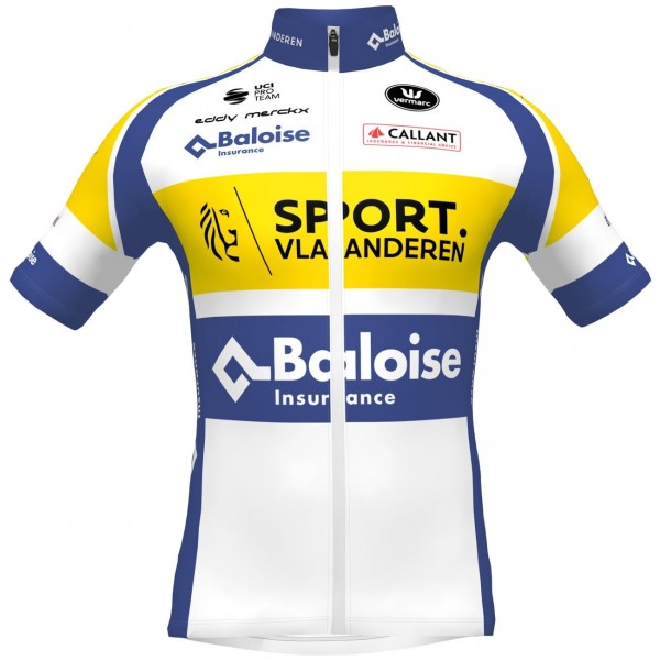 Sport Vlaanderen-Baloise 2022 Radtrikot kurzarm-Radsport-Profi-Team Radtrikot Kaufen