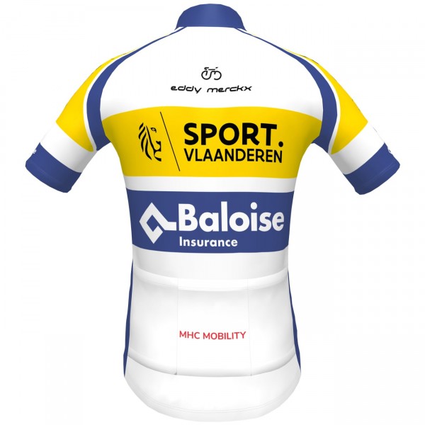 Sport Vlaanderen-Baloise 2022 Radtrikot kurzarm-Radsport-Profi-Team Radtrikot Kaufen