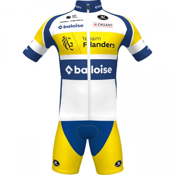 Team Flanders-Baloise 2023 Trägerhose-Radsport-Profi-Team Radtrikot Kaufen