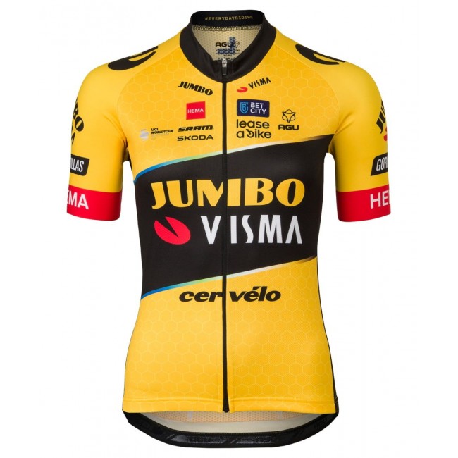 TEAM JUMBO-VISMA 2023 Radtrikot Damen kurzarm-Radsport-Profi-Team Radtrikot Kaufen TEAM JUMBO-VISMA 2023 Radtrikot Damen kurzarm-Radsport-Profi-Team Radtrikot Kaufen