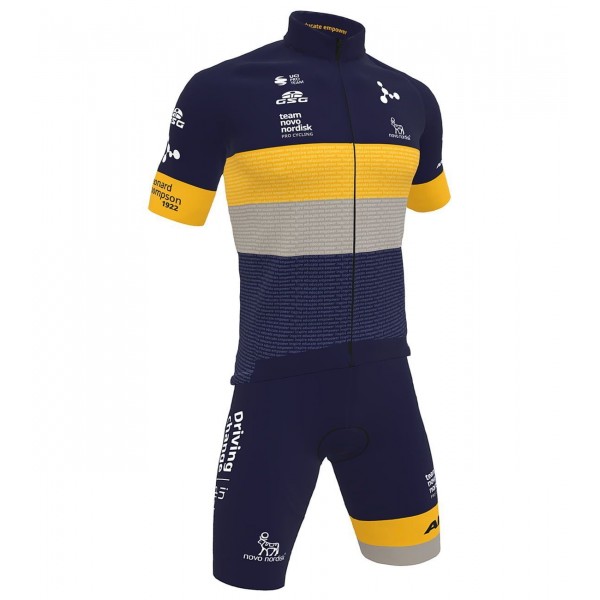 Team Novo Nordisk 2022 Set(Radtrikot+Trägerhose)-Radsport-Profi-Team Radtrikot Kaufen Team Novo Nordisk 2022 Set(Radtrikot+Trägerhose)-Radsport-Profi-Team Radtrikot Kaufen