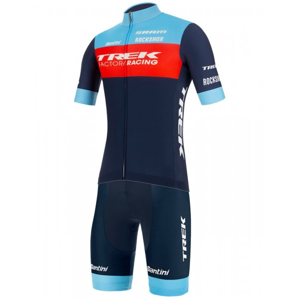 Trek Factory Racing XC 2022 Radtrikot kurzarm(langer Reißverschluss)-Radsport-Profi-Team Radtrikot Kaufen