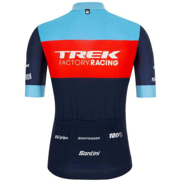 Trek Factory Racing XC 2022 Radtrikot kurzarm(langer Reißverschluss)-Radsport-Profi-Team Radtrikot Kaufen