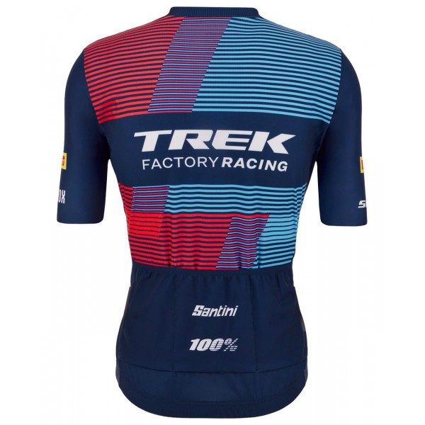 Trek Factory Racing XC 2023 Radtrikot kurzarm(langer Reißverschluss)-Radsport-Profi-Team Radtrikot Kaufen