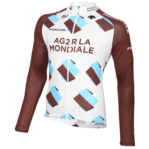 2015 Team Ag2r Radtrikot Langarm Radtrikot Kaufen