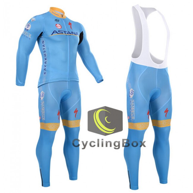 2015 Astana Fahrradbekleidung Radtrikot Satz Langarm und Lange Trägerhose Radtrikot Kaufen 2015 Astana Fahrradbekleidung Radtrikot Satz Langarm und Lange Trägerhose Radtrikot Kaufen