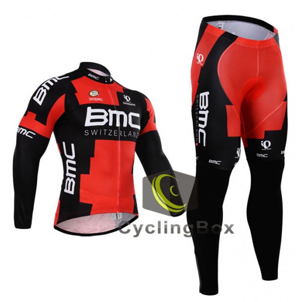 2015 BMC Fahrradbekleidung Radtrikot Satz Langarm und Lange Fahrradhose Radtrikot Kaufen