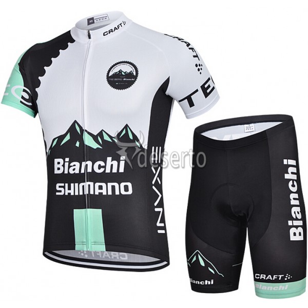 2015 Bianchi Shimano Radbekleidung Radtrikot Kurzarm und Fahrradhosen Kurz Radtrikot Kaufen