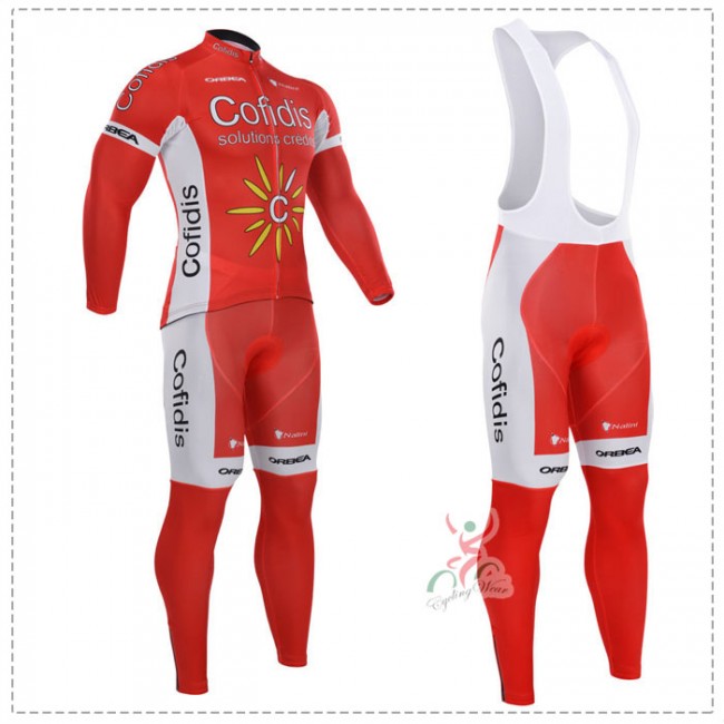 2015 Cofidis Fahrradbekleidung Radtrikot Satz Langarm und Lange Trägerhose Radtrikot Kaufen 2015 Cofidis Fahrradbekleidung Radtrikot Satz Langarm und Lange Trägerhose Radtrikot Kaufen