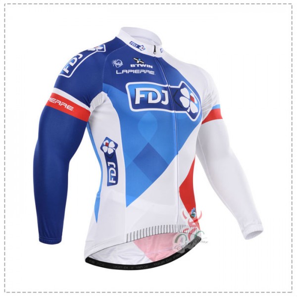 2015 FDJ Fahrradtrikot Langarm Radtrikot Kaufen