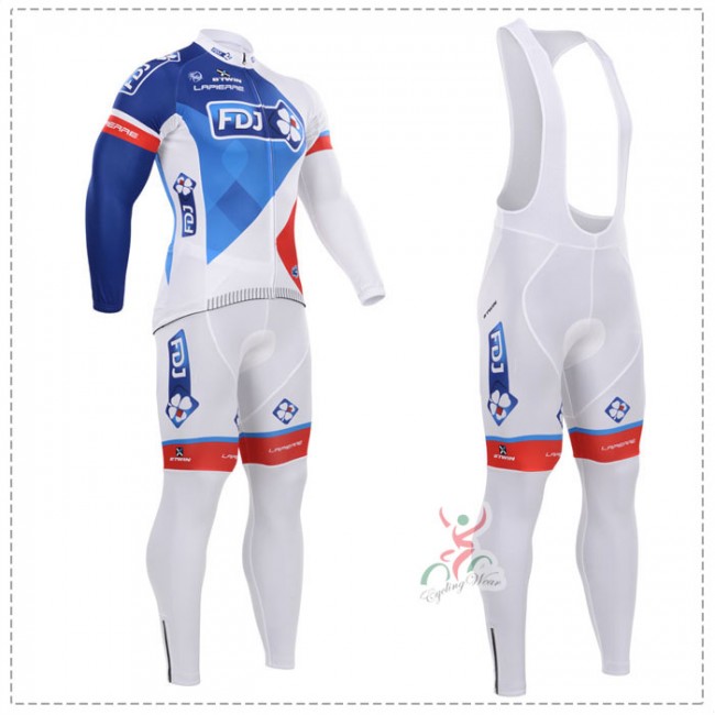 2015 FDJ Fahrradbekleidung Radtrikot Satz Langarm und Lange Trägerhose Radtrikot Kaufen 2015 FDJ Fahrradbekleidung Radtrikot Satz Langarm und Lange Trägerhose Radtrikot Kaufen