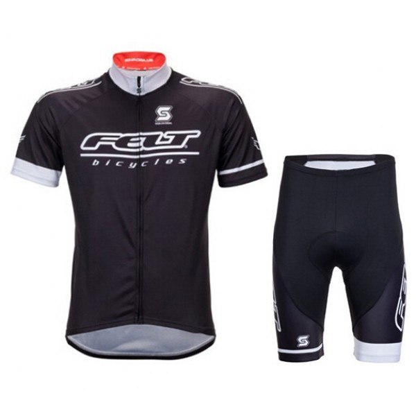 2015 Felt Radbekleidung Radtrikot Kurzarm und Fahrradhosen Kurz schwarz Radtrikot Kaufen