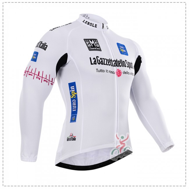 2015 Giro d'Italia Fahrradtrikot Langarm Blanc Radtrikot Kaufen 2015 Giro d'Italia Fahrradtrikot Langarm Blanc Radtrikot Kaufen