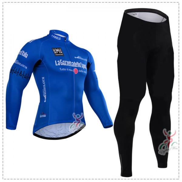 2015 Giro d'Italia Fahrradbekleidung Radtrikot Satz Langarm und Lange Fahrradhose Radtrikot Kaufen