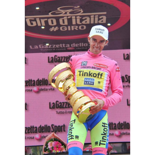2015 Giro d'Italia Saxo bank tinkoff Fahrradbekleidung Radtrikot Satz Langarm und Lange Trägerhose Radtrikot Kaufen
