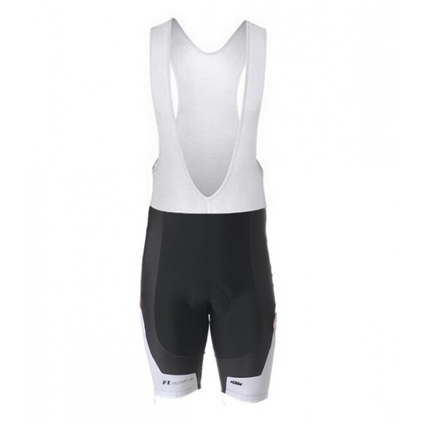 2015 KTM Kurz Trägerhose schwarz Weiß Radtrikot Kaufen
