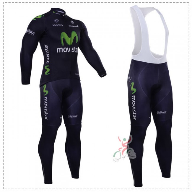 2015 Movistar Fahrradbekleidung Radtrikot Satz Langarm und Lange Trägerhose Radtrikot Kaufen 2015 Movistar Fahrradbekleidung Radtrikot Satz Langarm und Lange Trägerhose Radtrikot Kaufen