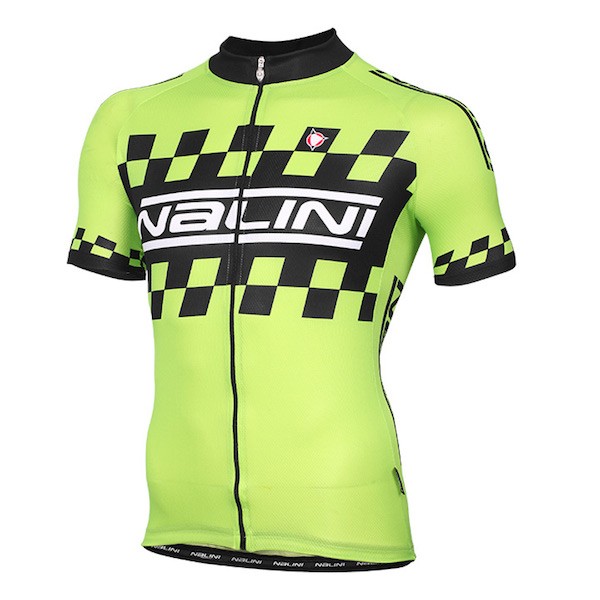 2015 Nalini Racing-Drapeau Grün Radtrikot Kurzarm Radtrikot Kaufen