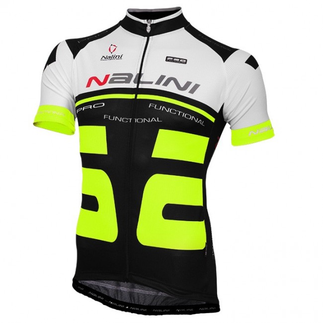 2015 Nalini Bao Weiß-Schwarz Fluo Radtrikot Kurzarm Radtrikot Kaufen 2015 Nalini Bao Weiß-Schwarz Fluo Radtrikot Kurzarm Radtrikot Kaufen