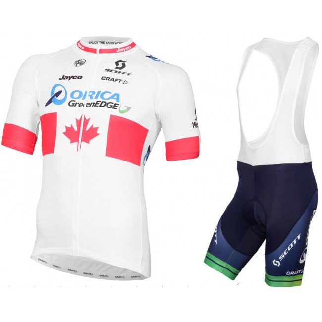 2015 ORICA GREENEDGE Canadian Champion Fahrradbekleidung Satz Fahrradtrikot Kurzarm Trikot und Kurz Trägerhose Radtrikot Kaufen 2015 ORICA GREENEDGE Canadian Champion Fahrradbekleidung Satz Fahrradtrikot Kurzarm Trikot und Kurz Trägerhose Radtrikot Kaufen