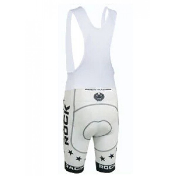 2015 Rock Racing Weiß Kurz Trägerhose Radtrikot Kaufen
