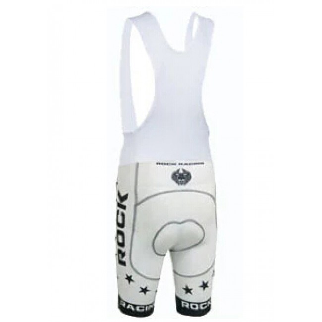 2015 Rock Racing Weiß Kurz Trägerhose Radtrikot Kaufen 2015 Rock Racing Weiß Kurz Trägerhose Radtrikot Kaufen
