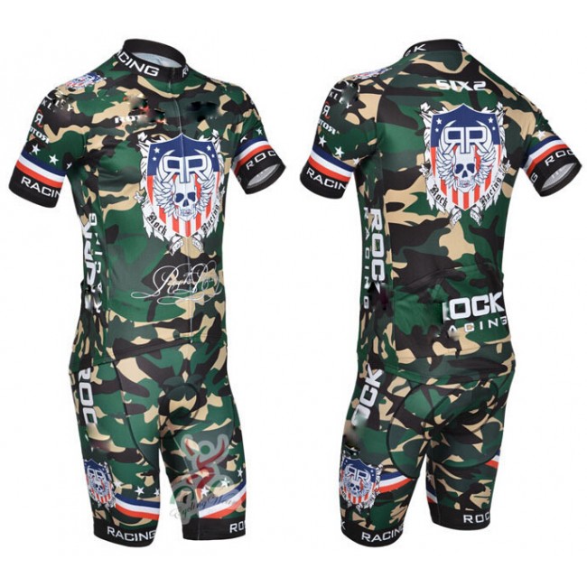 2015 Rock Racing Radbekleidung Radtrikot Kurzarm und Fahrradhosen Kurz Camouflage Radtrikot Kaufen 2015 Rock Racing Radbekleidung Radtrikot Kurzarm und Fahrradhosen Kurz Camouflage Radtrikot Kaufen