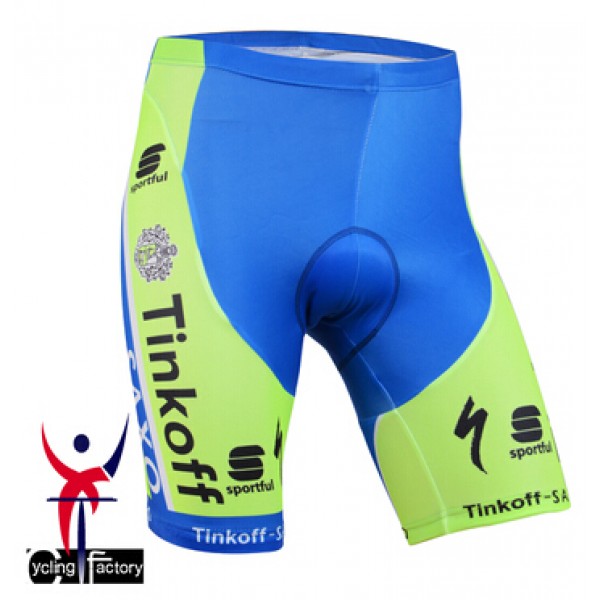 2015 Saxo Bank Tinkoff Kurz Radhose Fluorescence Radtrikot Kaufen