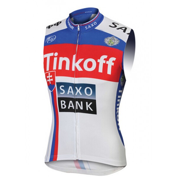 2015 Saxo bank Tionkff blau ärmelloses Trikot Radtrikot Kaufen