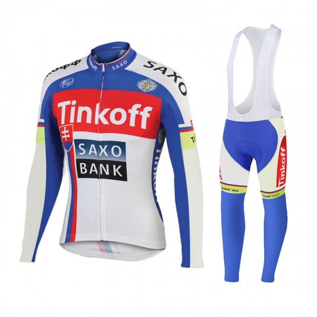 2015 Tinkoff Saxo Bank bleu Fahrradbekleidung Radtrikot Satz Langarm und Lange Trägerhose Radtrikot Kaufen 2015 Tinkoff Saxo Bank bleu Fahrradbekleidung Radtrikot Satz Langarm und Lange Trägerhose Radtrikot Kaufen