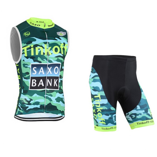 2015 Tinkoff Saxo Bank Camouflage ärmelloses Trikot und Kurz Radhose Radtrikot Kaufen 2015 Tinkoff Saxo Bank Camouflage ärmelloses Trikot und Kurz Radhose Radtrikot Kaufen